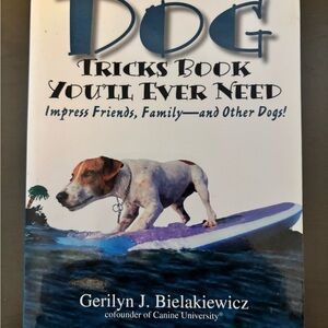 Dog Tricks Book by Gerilyn J. Bielakiewicz - White and Blue Cover